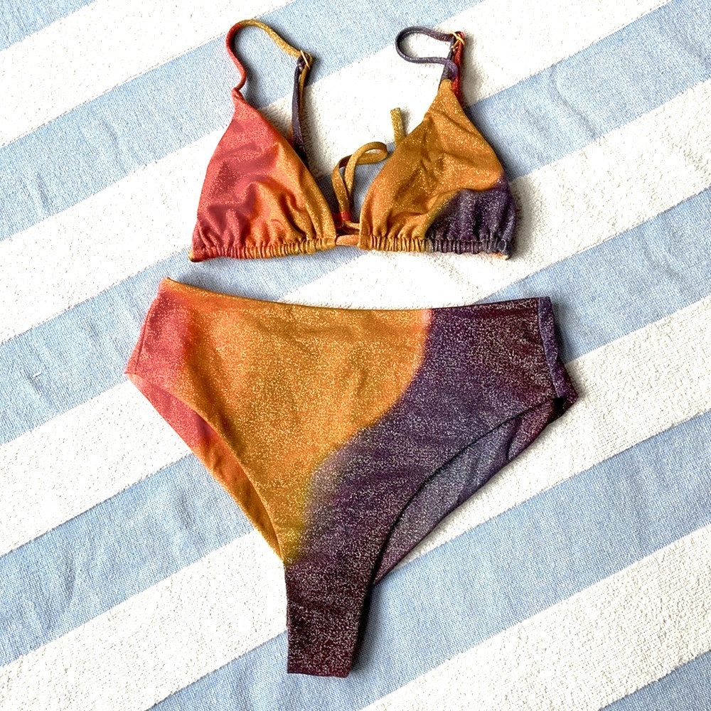 NWOT RVCA by Dana Trippe high waisted bikini